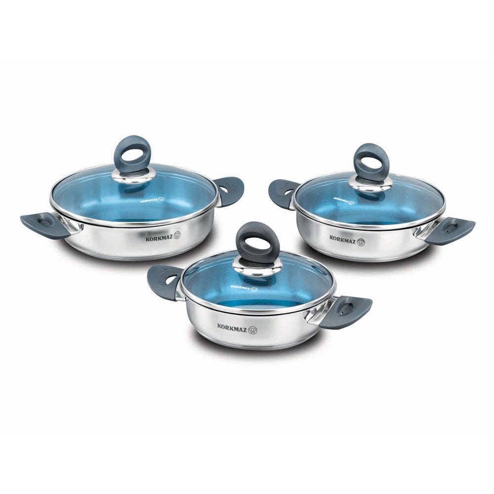 Korkmaz Home & Kitchen On - Mavis 6pc Omelette Set - (BC-A1670)