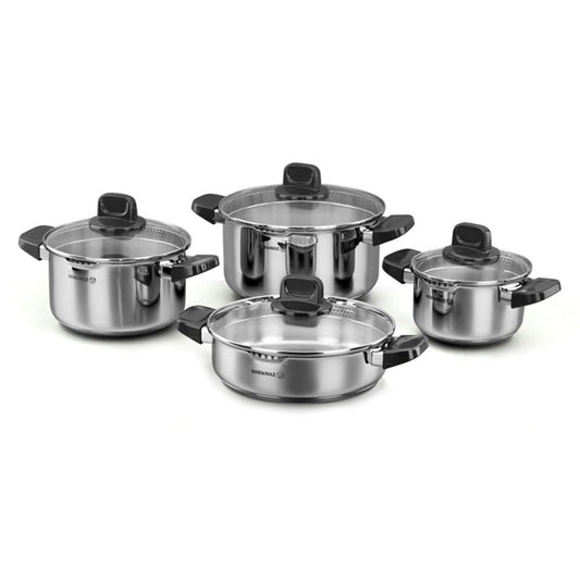 Korkmaz Home & Kitchen On- Strada Cookware Set - (C-MX-A1639)