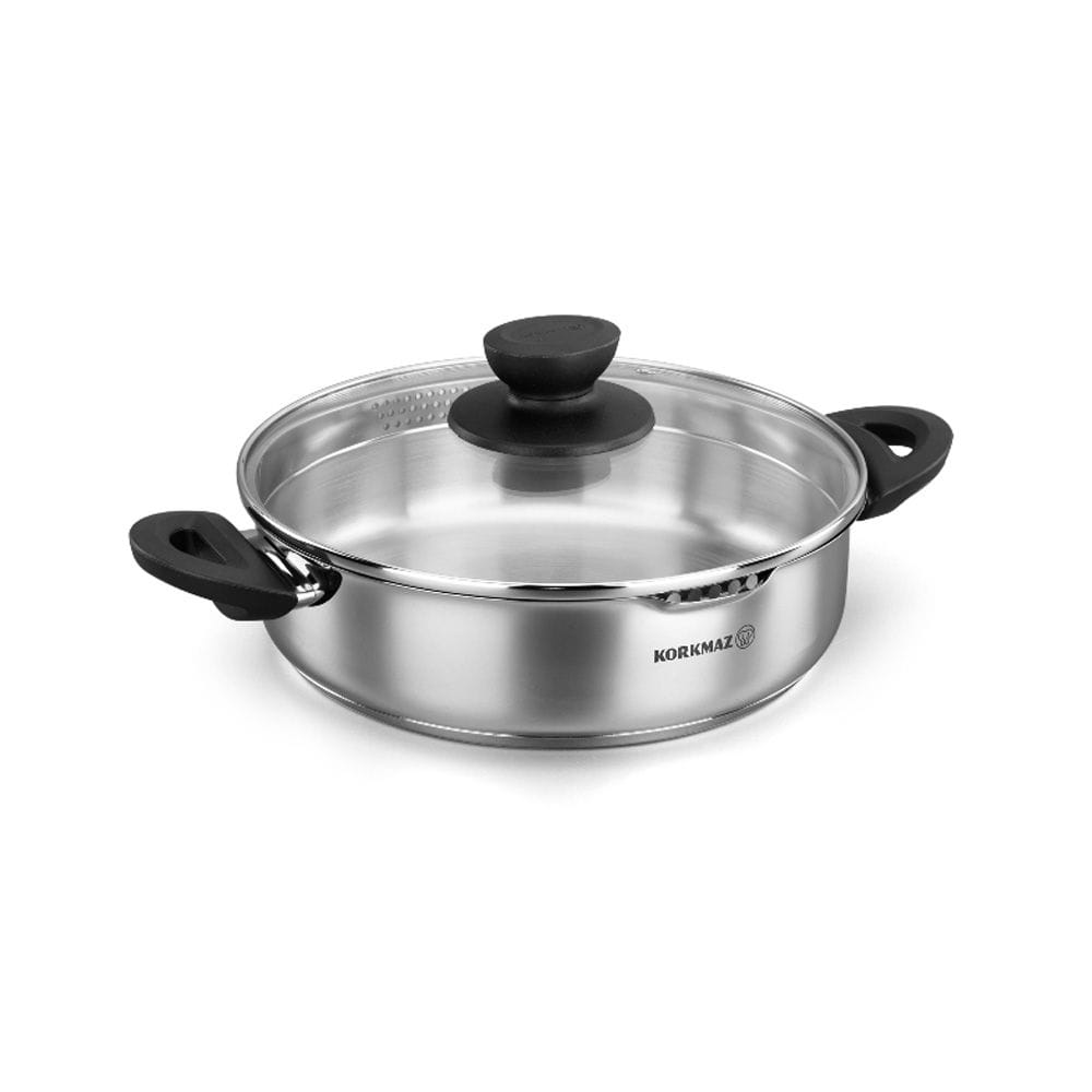 Korkmaz Home & Kitchen ﻿Potensa Low Casserole 2.5L - (C-MX-A1873)