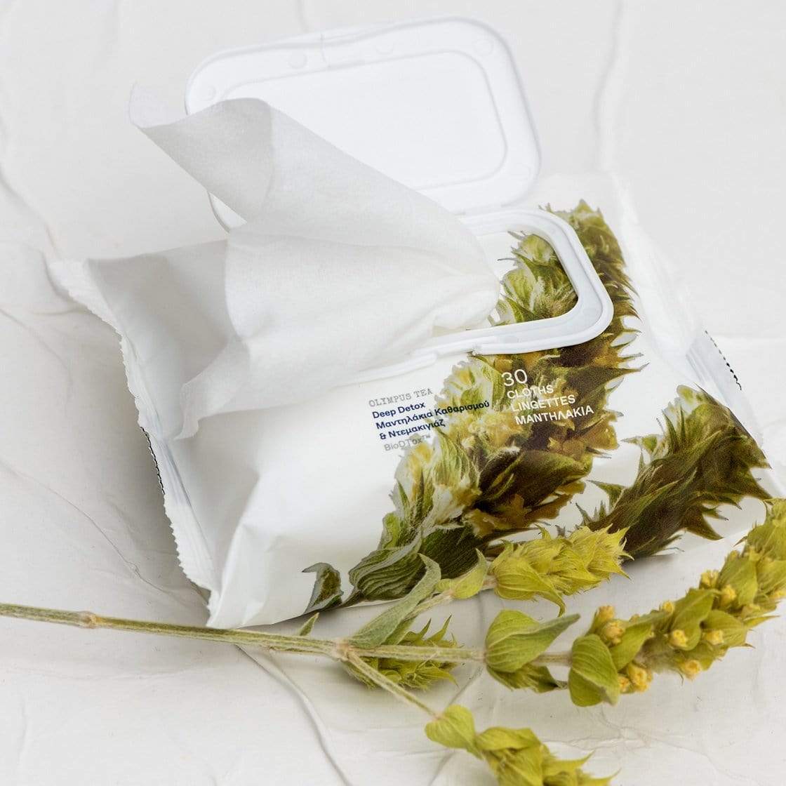 Korres Beauty Korres Olympus Tea Deep Detox Cleansing Cloths, 30 Cloths