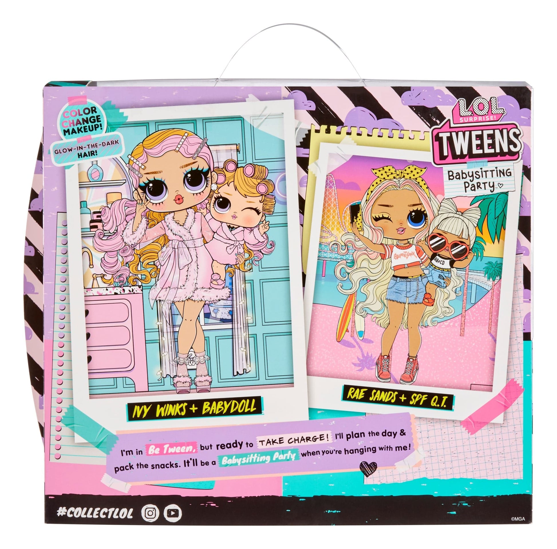 L.O.L L.O.L. Surprise Tweens + Tots Baby Sitters- Ivy Winks + Babydoll