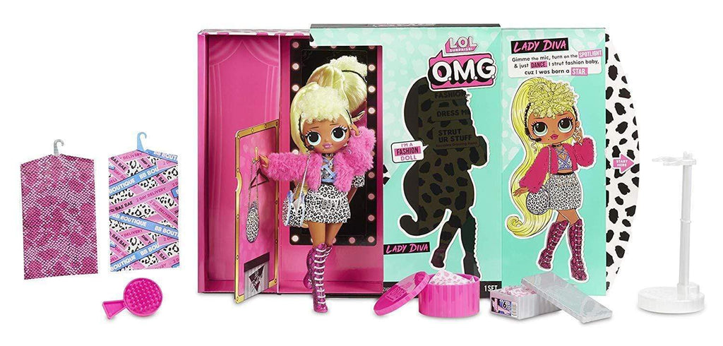 L.O.L Toys L.O.L. Surprise! O.M.G. Lady Diva Fashion Doll with 20 Surprises