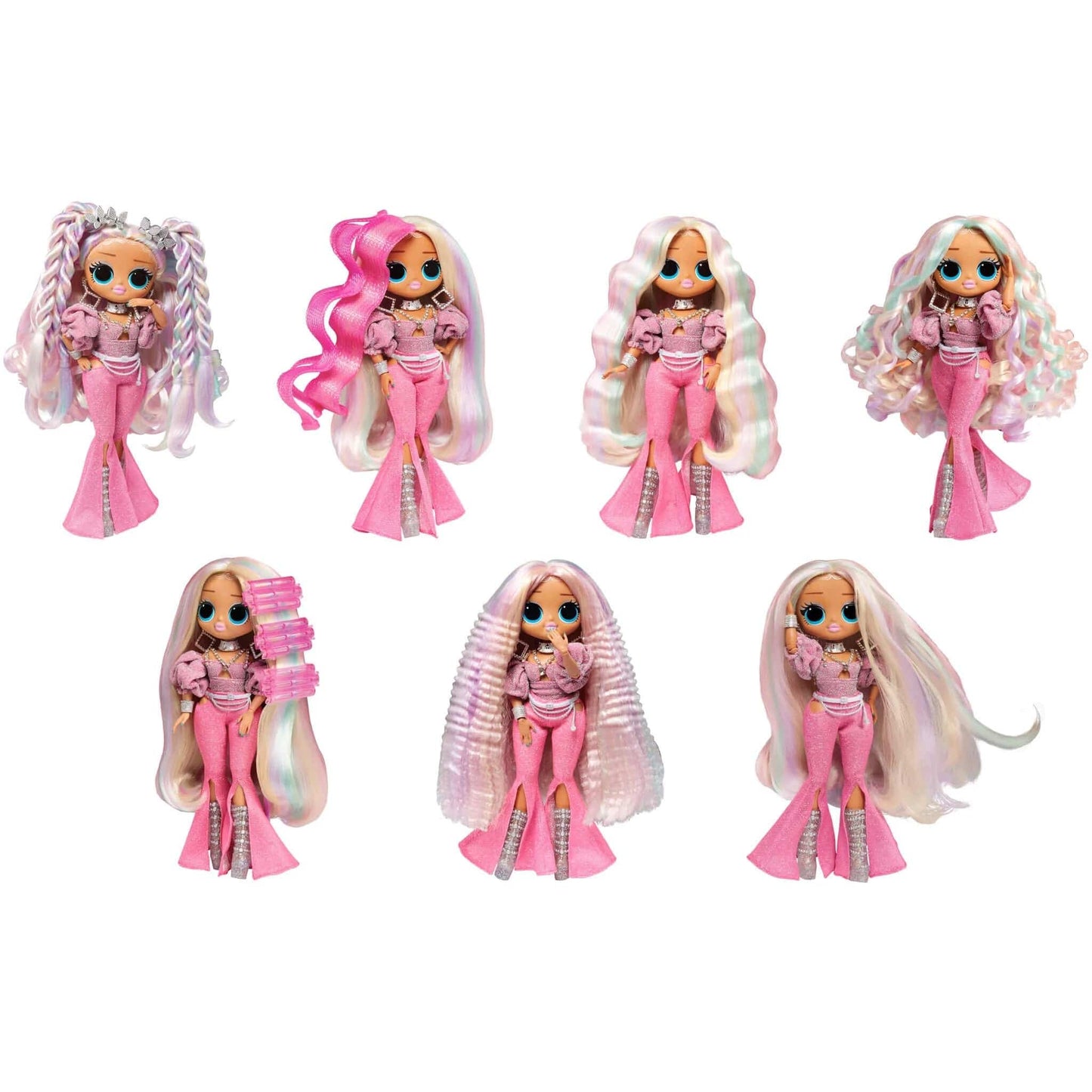 L.O.L Toys L.O.L. Surprise! OMG Fashion Show Hair Edition Twist Queen Fashion Doll With Transforming Hair