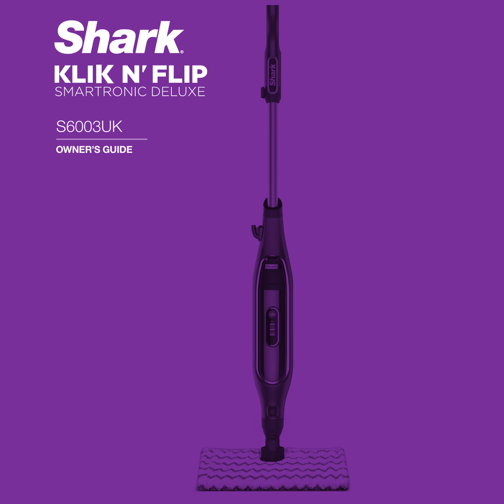 Lakeland Home&Kitchen Lakeland Shark K-Lik N'Flip Smartronic Steam MOP