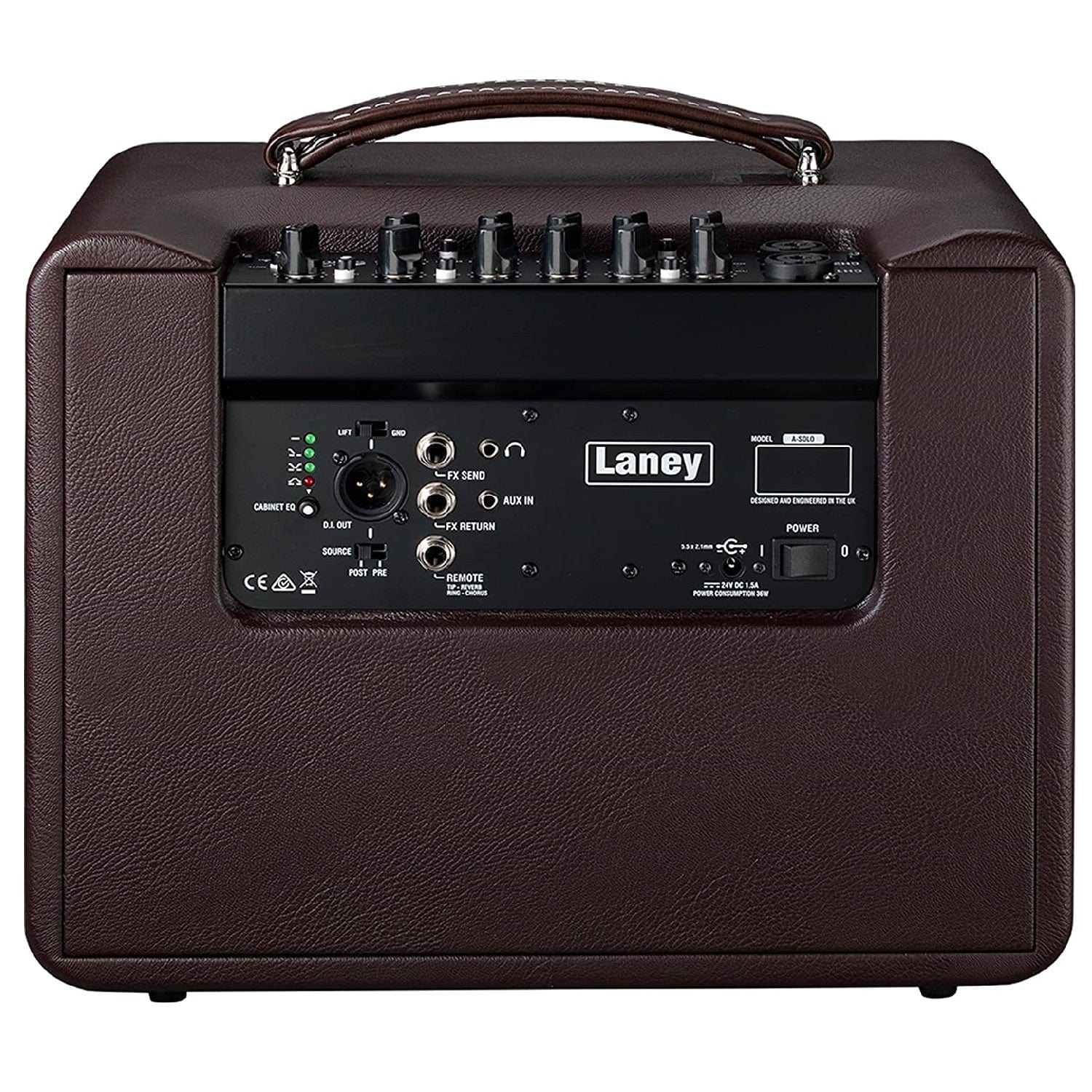Laney Electronics Laney A-SOLO Acoustic Instrument Combo - 60W - 8 Inch Coaxial Woofer