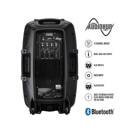 Laney Electronics Laney AH112-G2 Active Moulded Speaker With Bluetooth - 800W - 15 Inch LF + 1 Inch CD