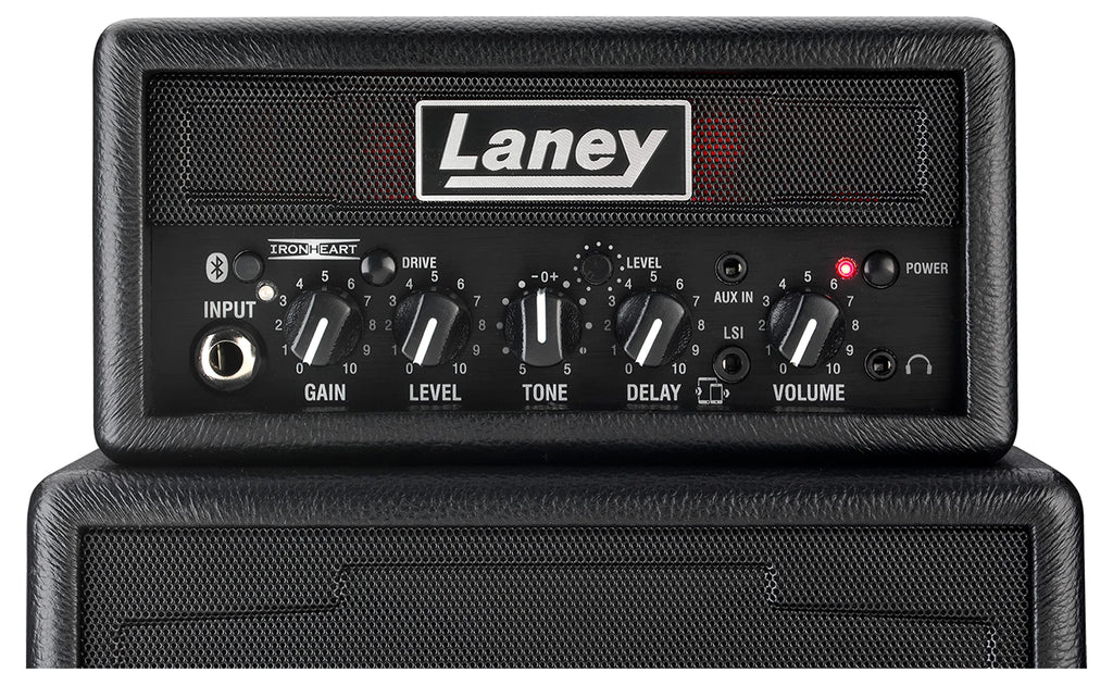 Laney Laney MINISTACK-B-IRON Bluetooth Battery Powered Guitar Amp with Smartphone Interface