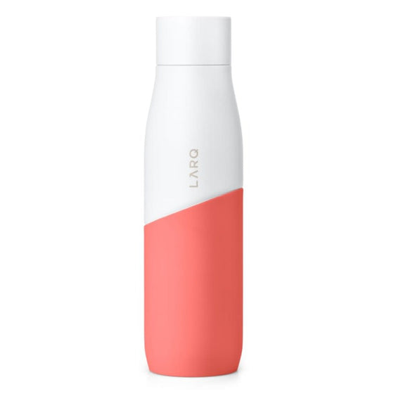 Larq Home & Kitchen LARQ Bottle PureVis Movement Water Bottle 710ml/24oz White/Coral