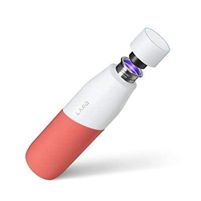 Larq Home & Kitchen LARQ Bottle PureVis Movement Water Bottle 710ml/24oz White/Coral