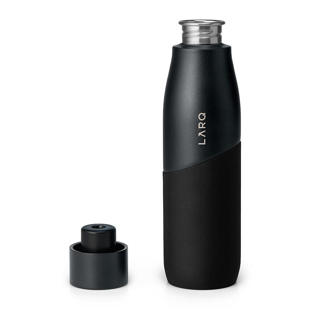 Larq Home & Kitchen LARQ PureVis Movement Water Bottle 710ml/24oz Black/Onyx