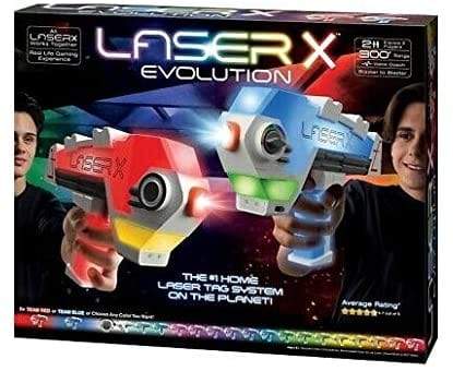 Laser X Toys Laser X - Evolution Double Blasters Set Battery Operated Assorted