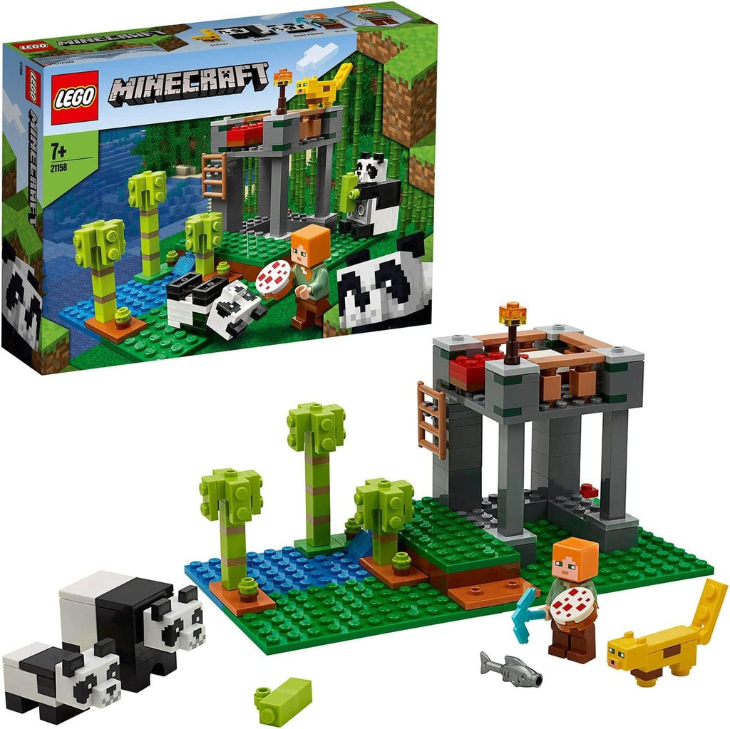 lego LEGO 21158 Minecraft The Panda Nursery Building Set with Alex and Animal Figures