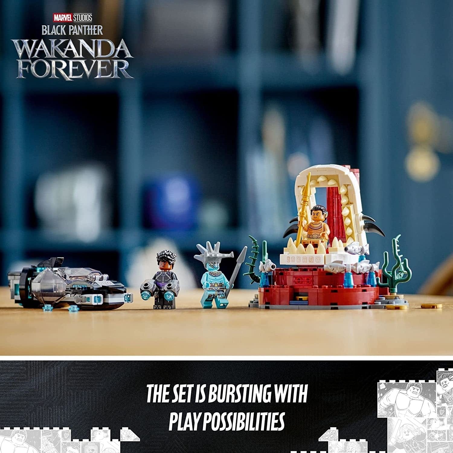 LEGO Toys LEGO® Marvel King Namor’s Throne Room