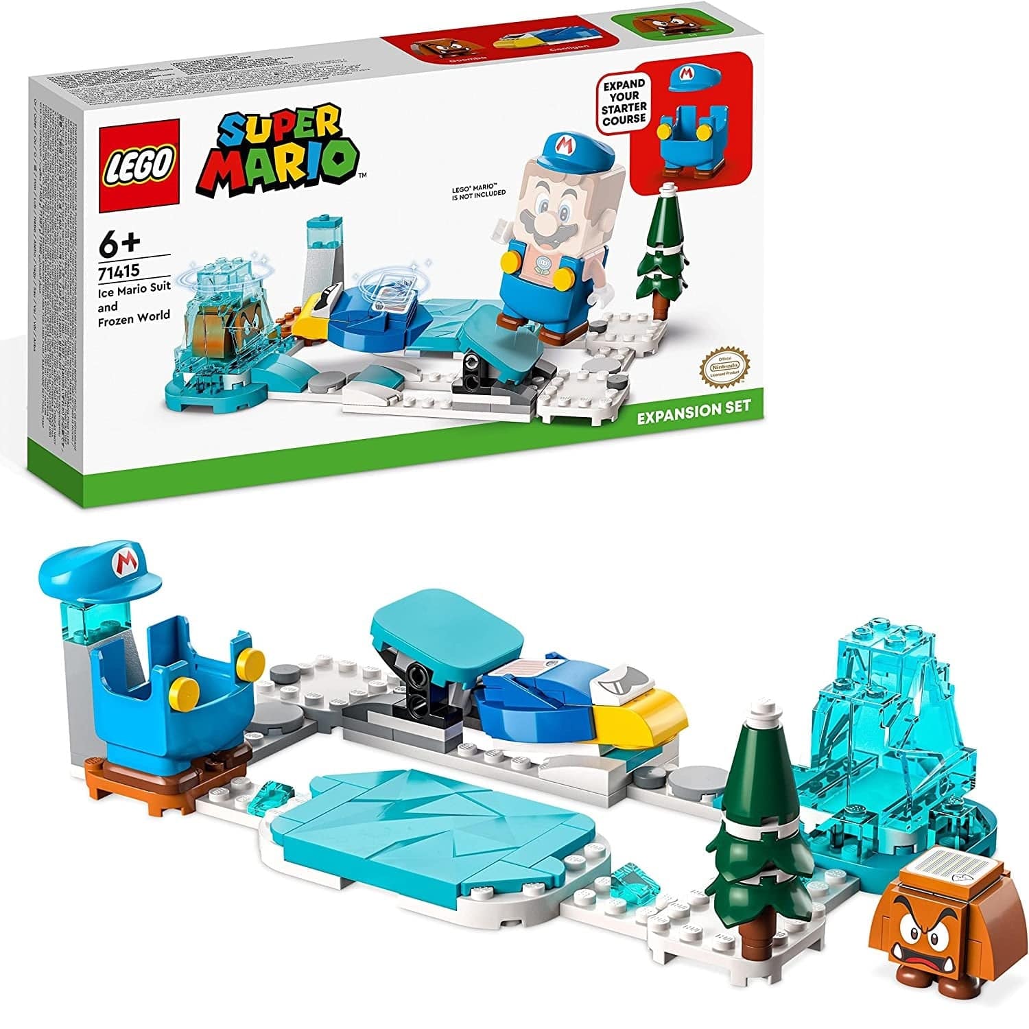 LEGO Toys LEGO® Super Mario™ Ice Mario Suit and Frozen World Expansion Set