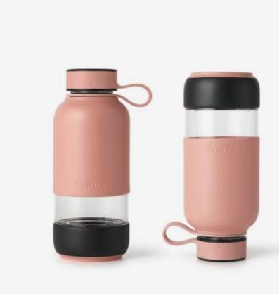 LEKUE Home & Kitchen Lekue Bottle To Go Coral