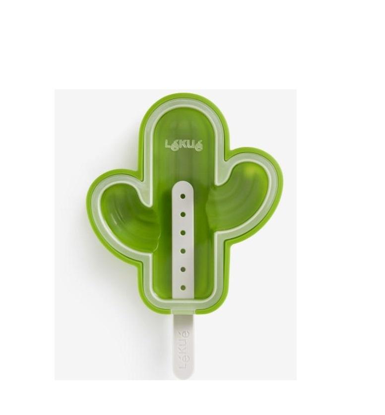 Lekue Home & Kitchen Lekue Cactus Popsicle Mold Green