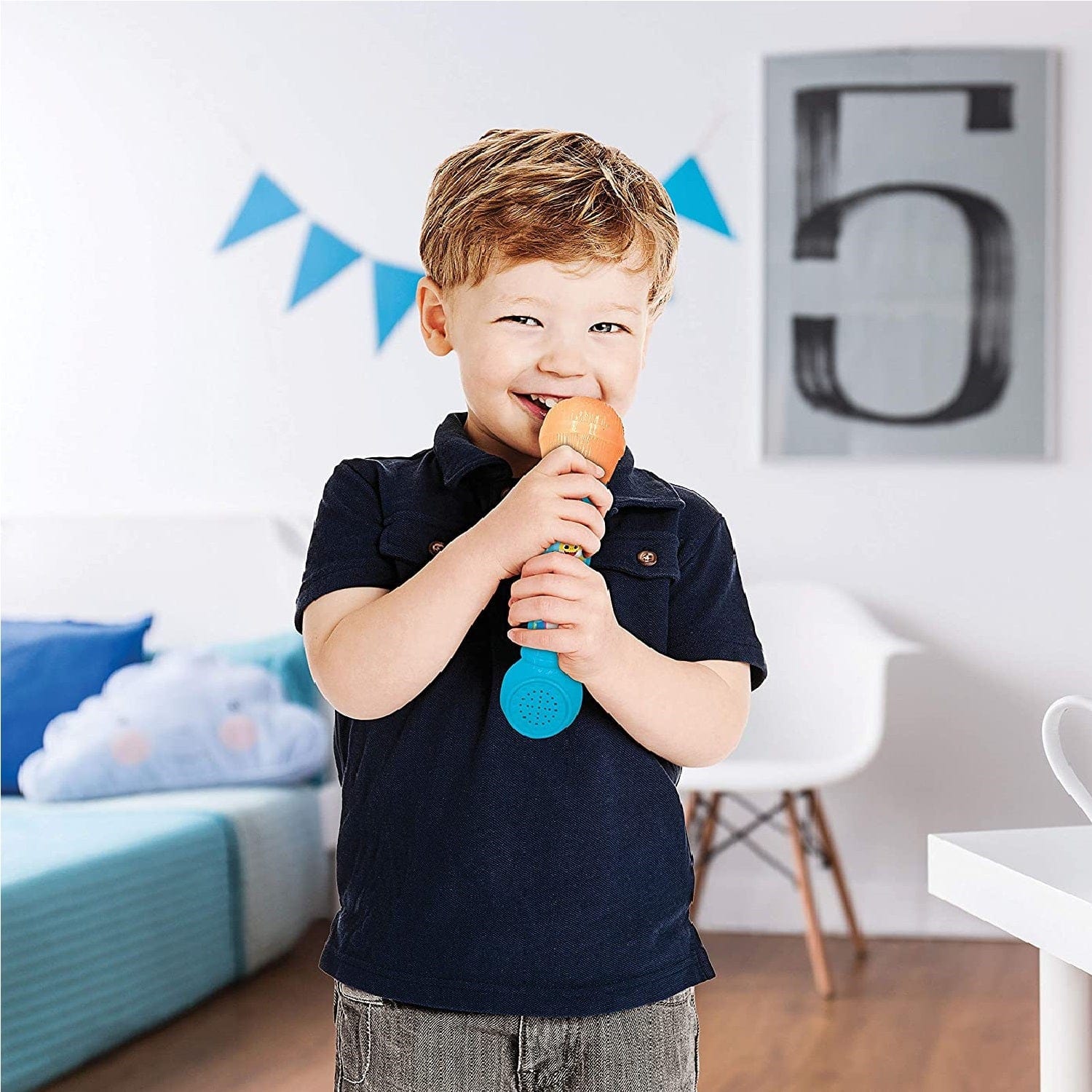 lexibook Toys Baby Shark Lighting Microphone with Melodies and Sound Effects