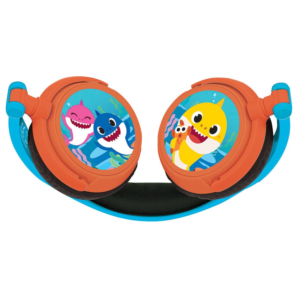 lexibook Toys Baby Shark Stereo Wired Foldable Headphone with Kids Safe Volume