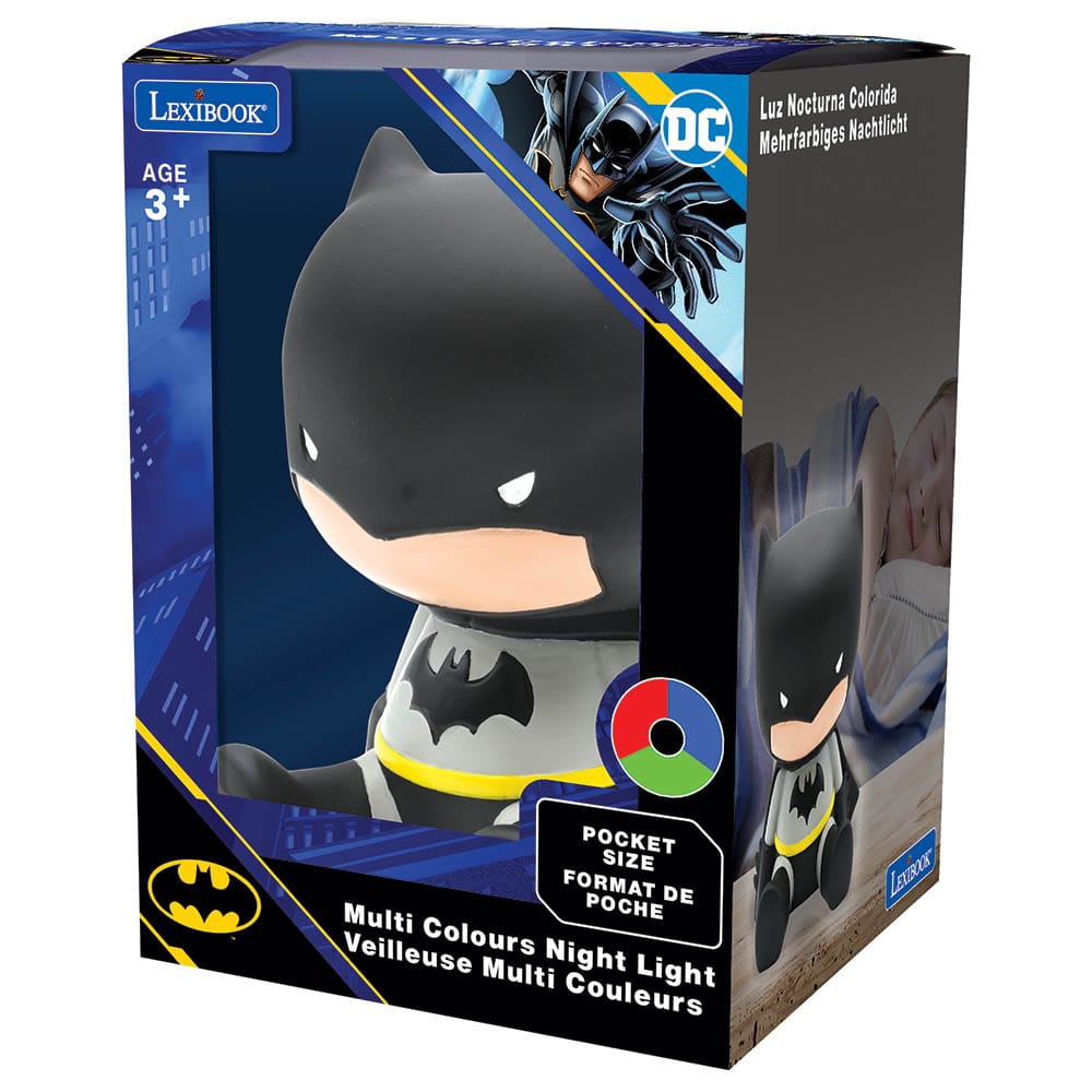 lexibook Toys Batman 3D Design Color Change Pocket Night Light Approx 13cm "