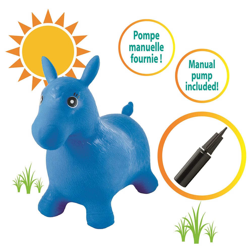 lexibook Toys Inflatable Jumping Blue Horse