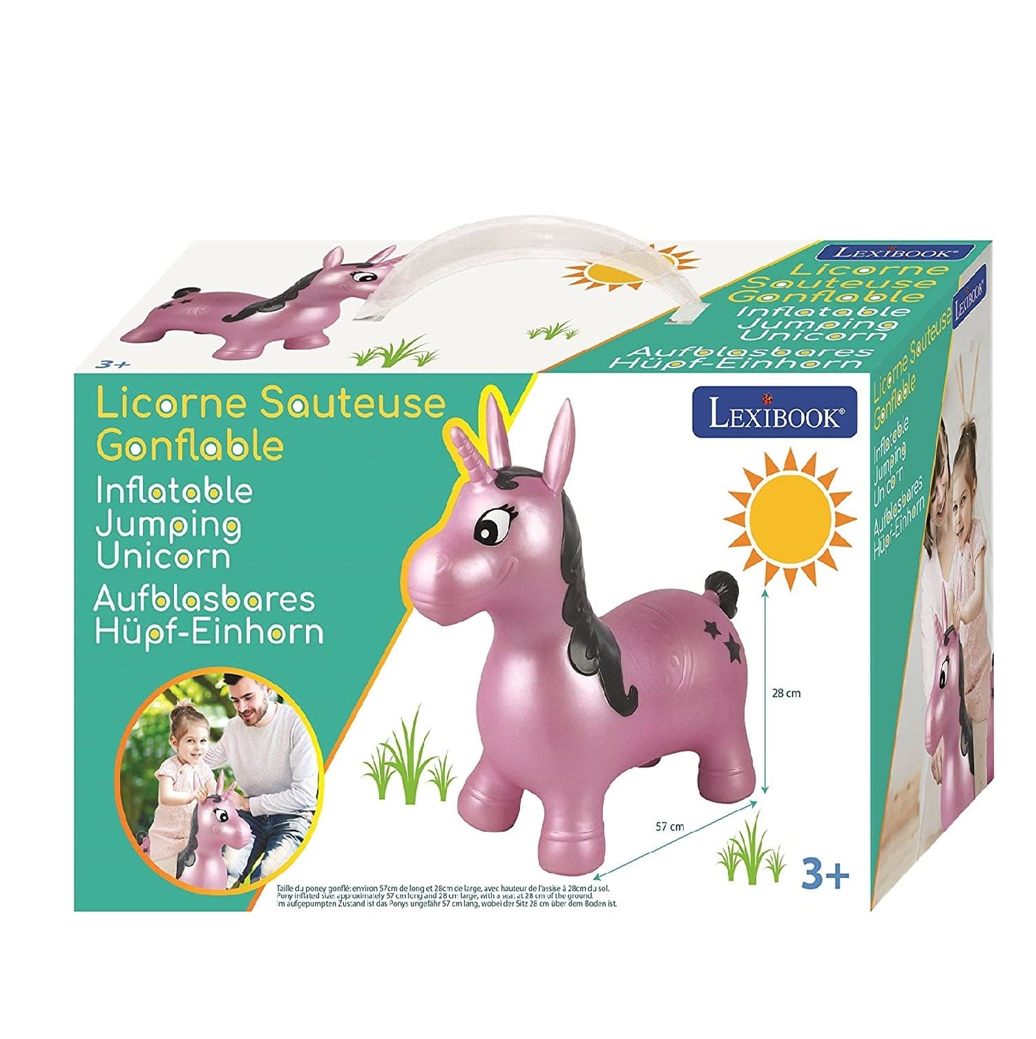 lexibook Toys Inflatable jumping Unicorn