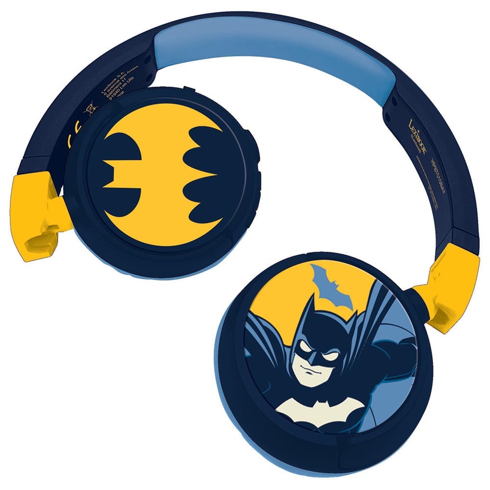 lexibook Toys Lexibook - Batman 2-In-1 Bluetooth & Wired Foldable Headphone