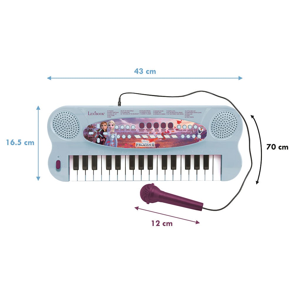 lexibook Toys Lexibook - Frozen Electronic Keyboard with Mic (32 keys)