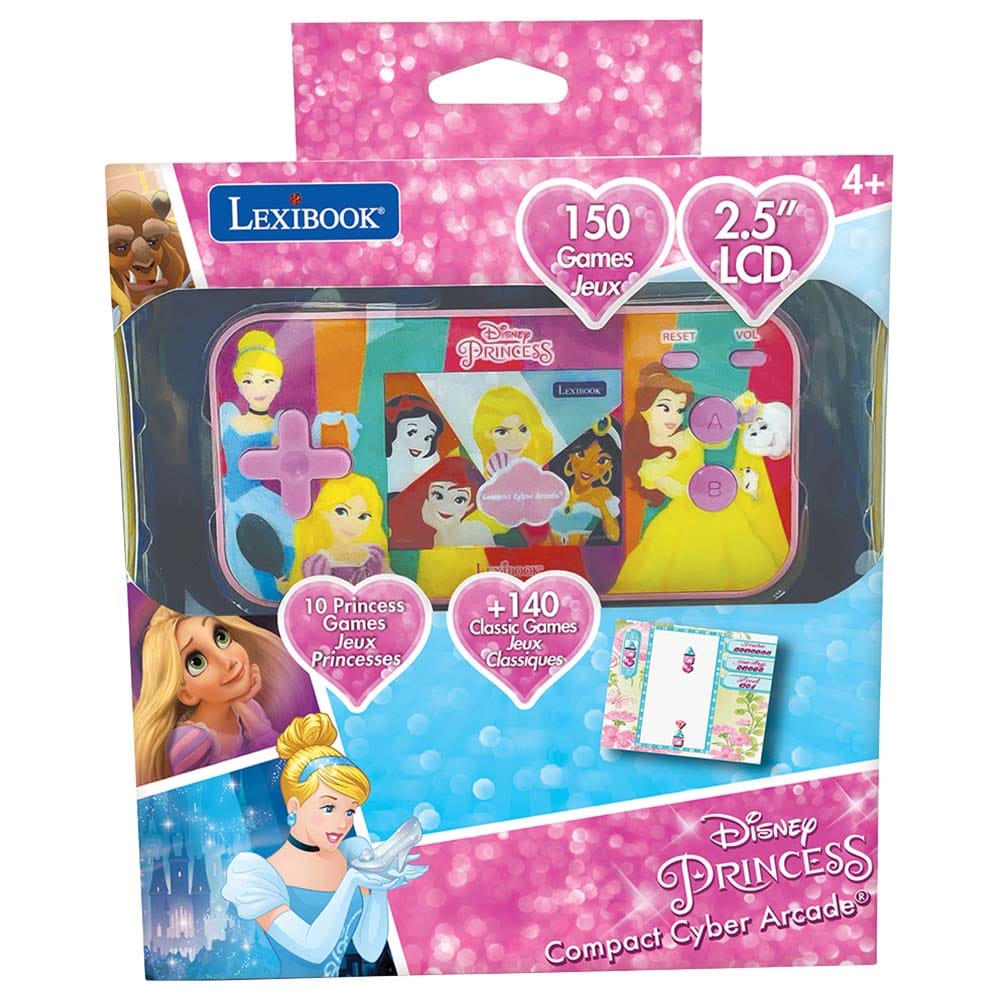 lexibook Toys Lexibook - Handheld Cyber Arcade Disney Princess Console 2.5-inch