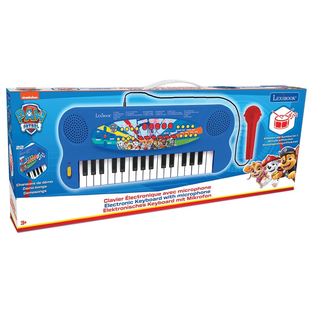 lexibook Toys Lexibook - Paw Petrol Keyboard with Mic (32 keys)