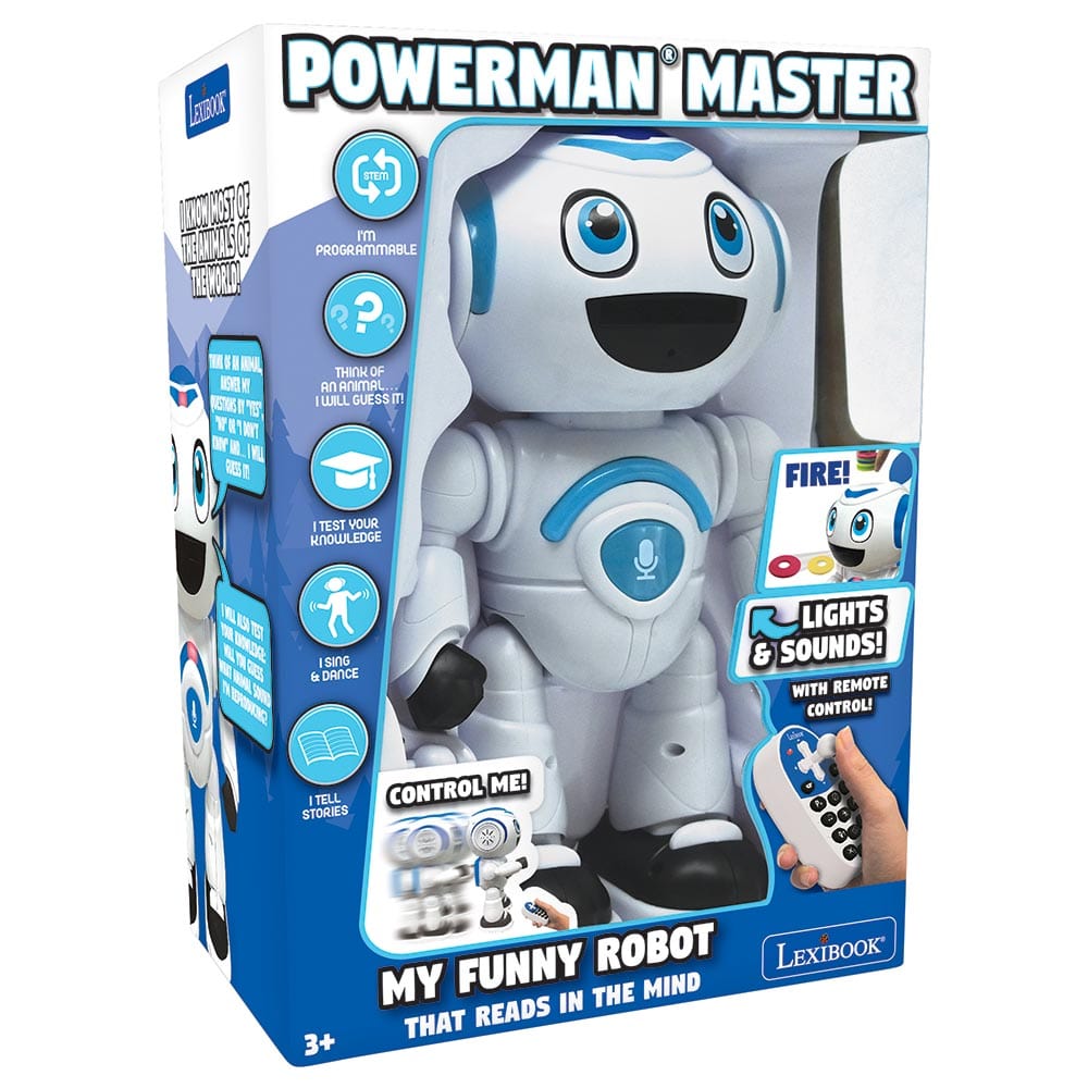 lexibook Toys Lexibook - Powerman RC Master Stem Robot w/ Quiz - English