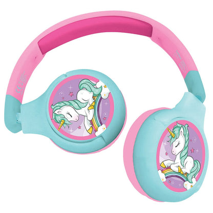 lexibook Toys Lexibook - Unicorn 2-in-1 Bluetooth & Wired Foldable Headphone