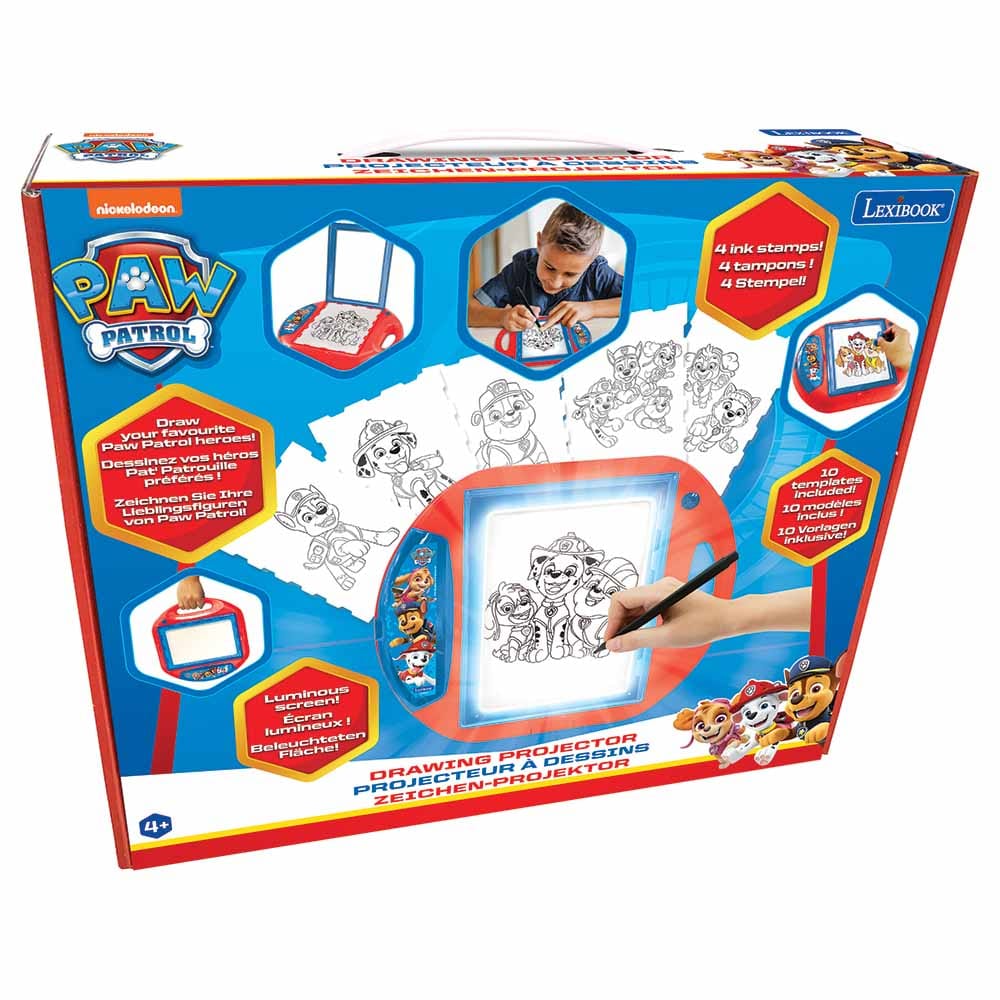 Lexibook Toys Paw Patrol Drawing Projector with Templates and Stamps