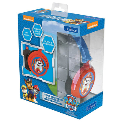 lexibook Toys Paw Patrol Stereo Wired Foldable Headphone with Kids Safe Volume