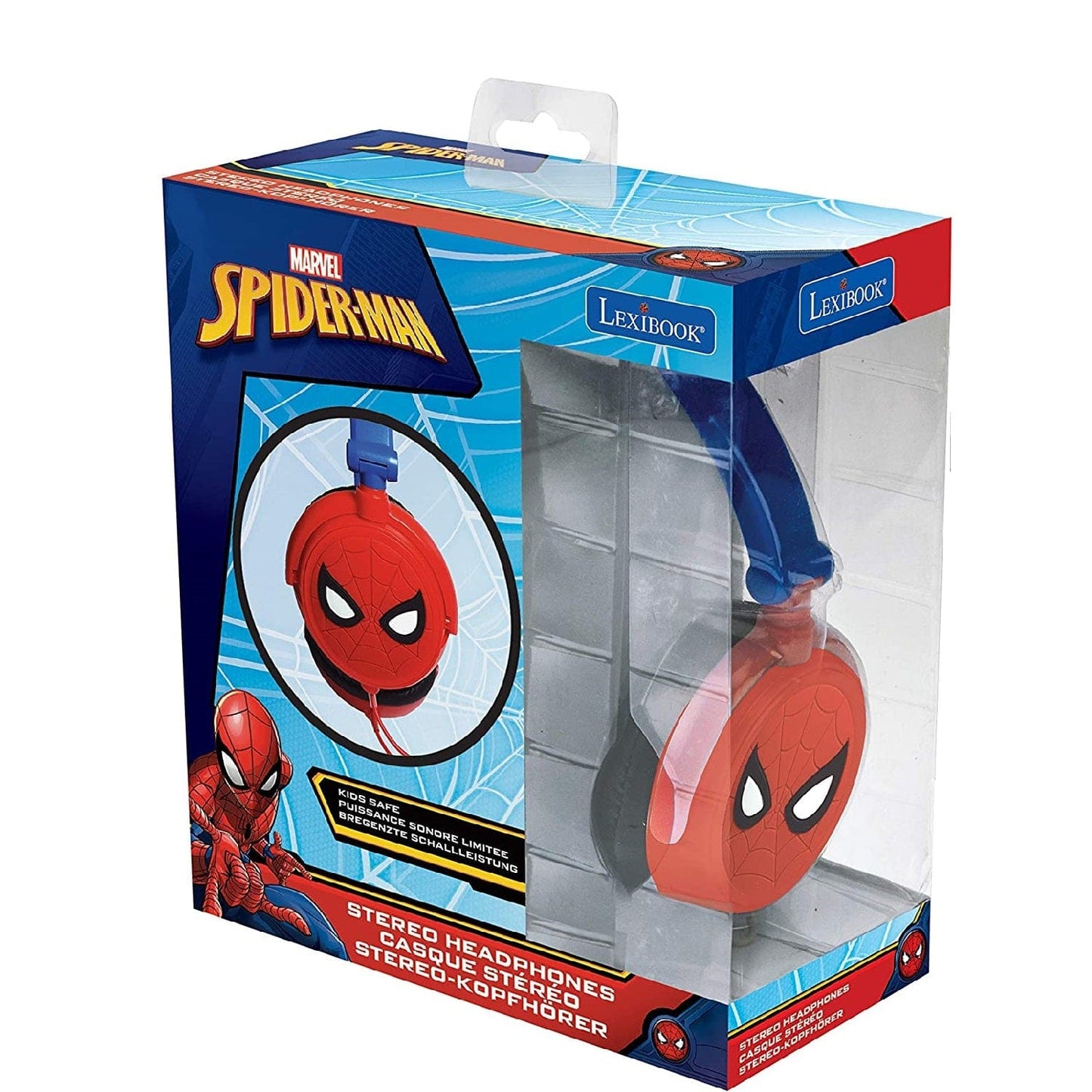 lexibook Toys Spider-Man Stereo Wired Foldable Headphone