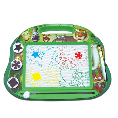 Lexibook Toys The Animals Magnetic Multicolor Drawing Board with accessories A5 Format