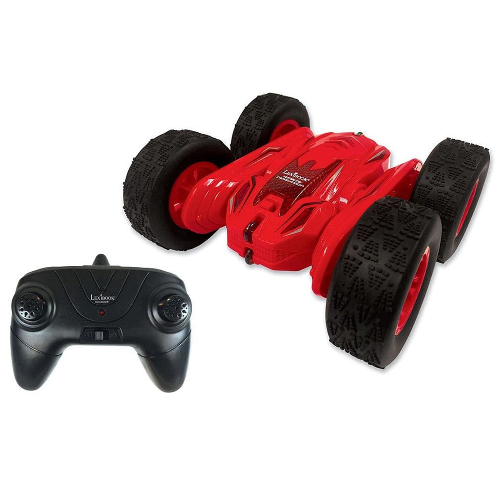 lexibook Toys Tumbling Crosslander® - Rechargeable RC Double Side Stunt Car 360° standing