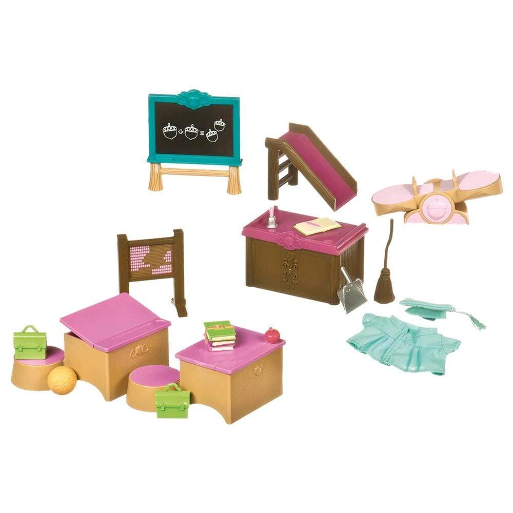Li'L Woodzeez Toys Li'L Woodzeez - Classroom & Playground Set