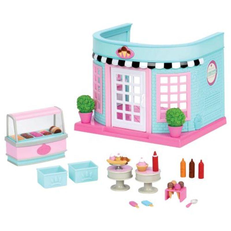 Li'L Woodzeez Toys Li'L Woodzeez - Ice Cream Parlor Small Playset