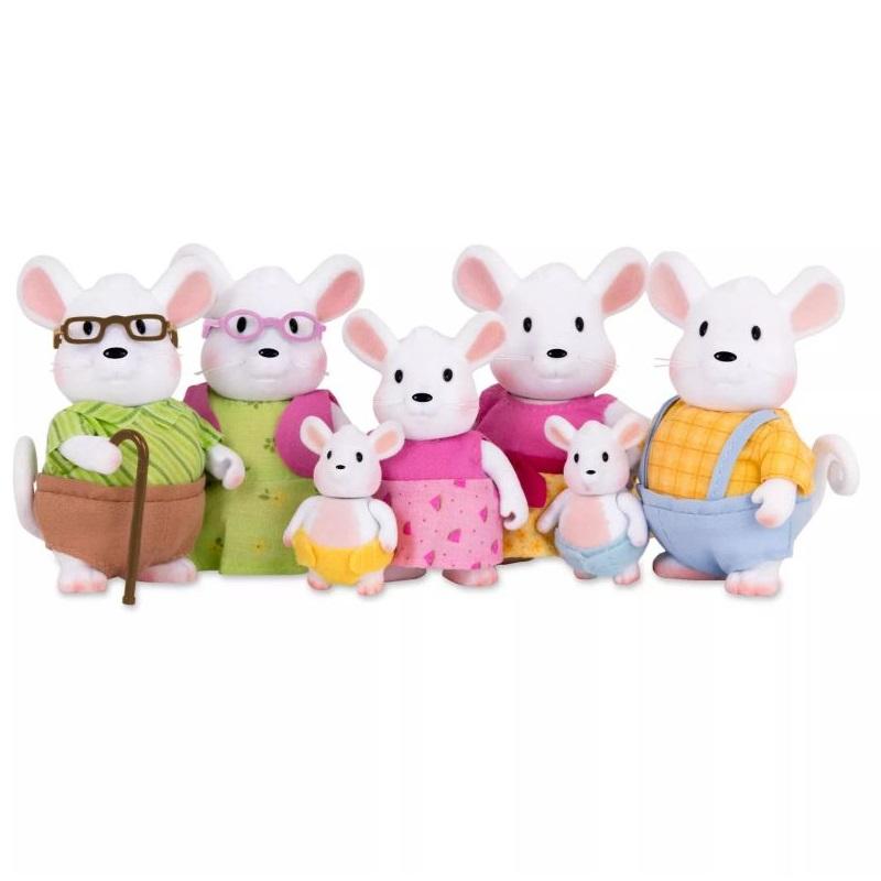 Li'L Woodzeez Toys Li'L Woodzeez - Mouse Family Set With Grandparents