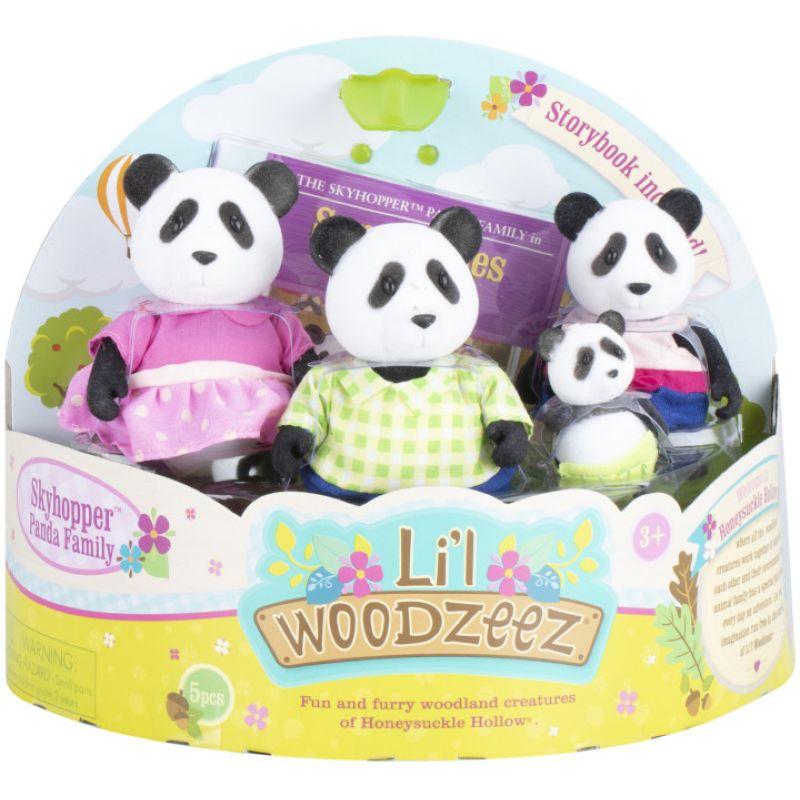 Li'L Woodzeez Toys Li'L Woodzeez - Panda Family