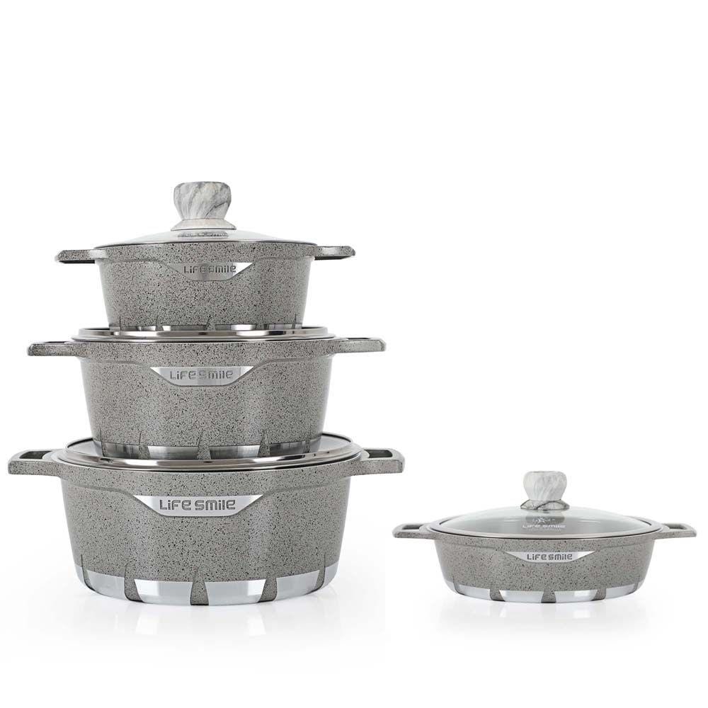 Life Smile 8Pcs Cookware Set – Flitit - Online Store