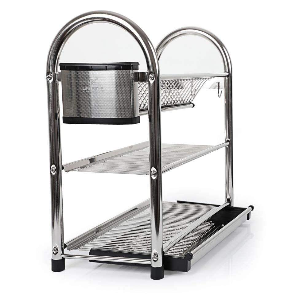 Lifesmile Home & Kitchen Lifesmile 3 Tier Dish Rack