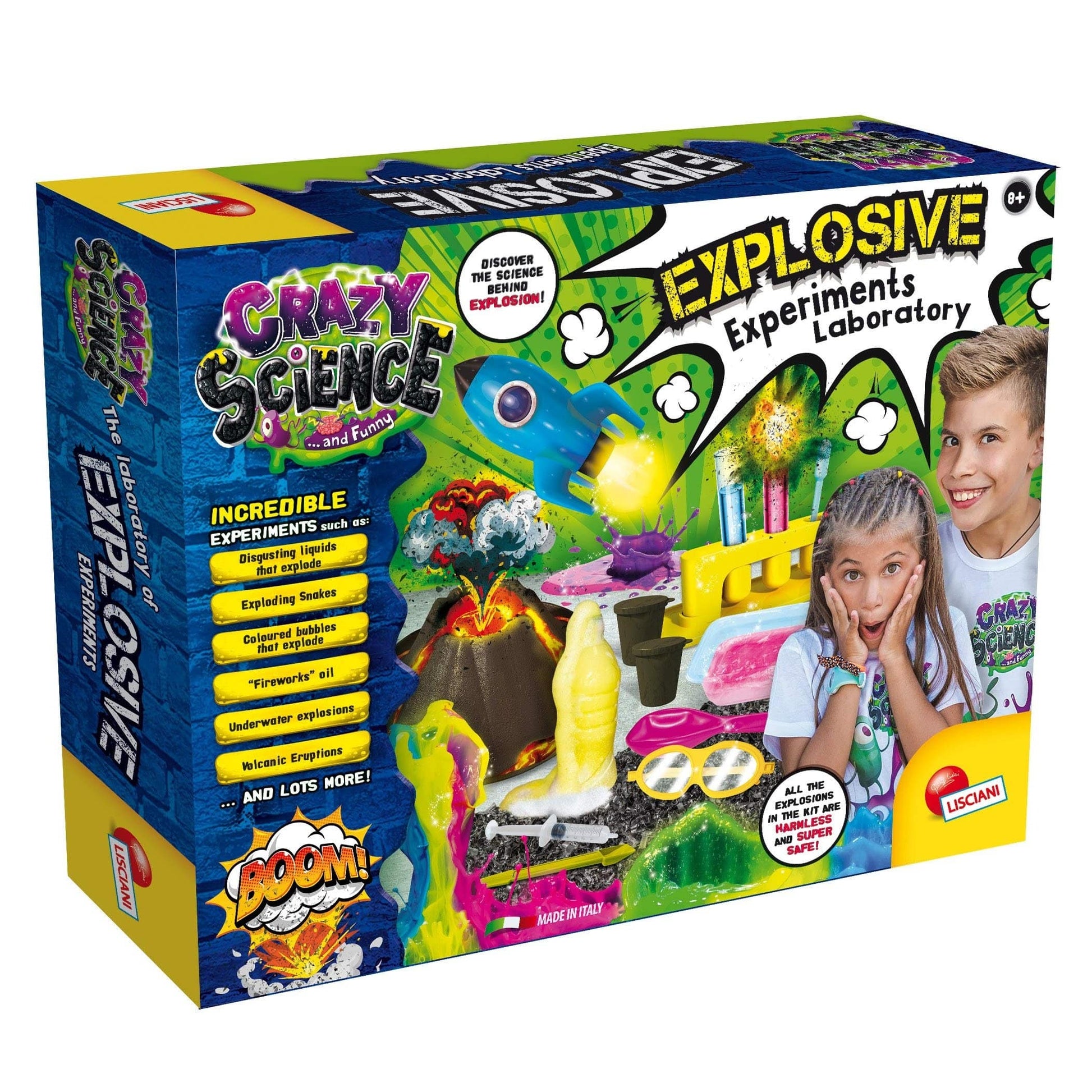 Lisciani Toys Lisciani Crazy Science Laboratory Of Explosive Experiments