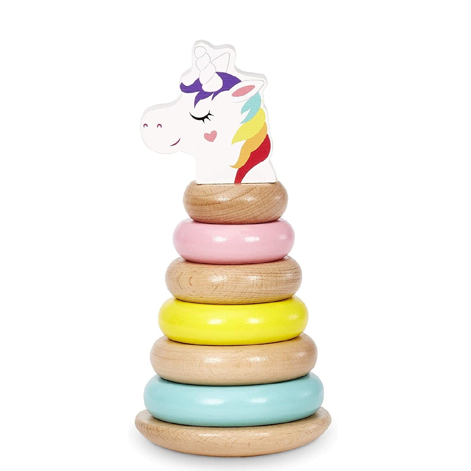 flitit Little Tikes Wooden Critters Shape Stacker Unicorn
