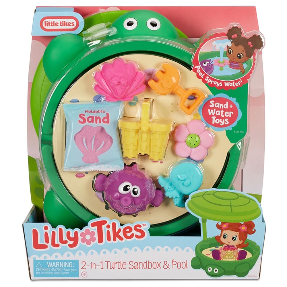 Little Tikes Little Tikes - 2-in-1 Lilly Tikes Turtle Sandbox & Pool