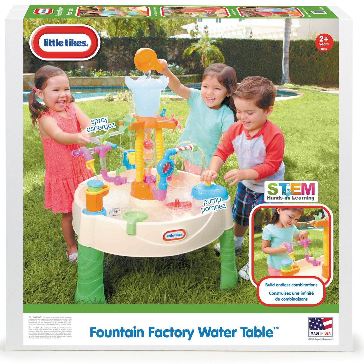 Little Tikes Outdoor Fun Zone Fountain Factory Water Table™