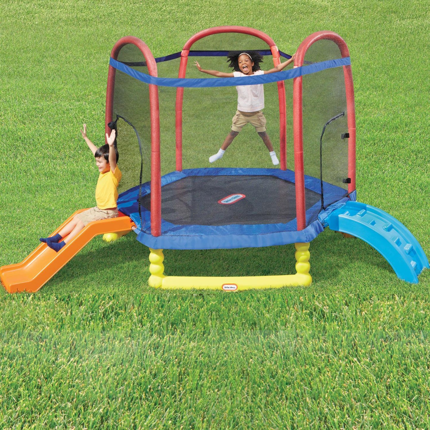 Little Tikes Outdoor Little Tikes - Climb and Slide 7FT Trampoline