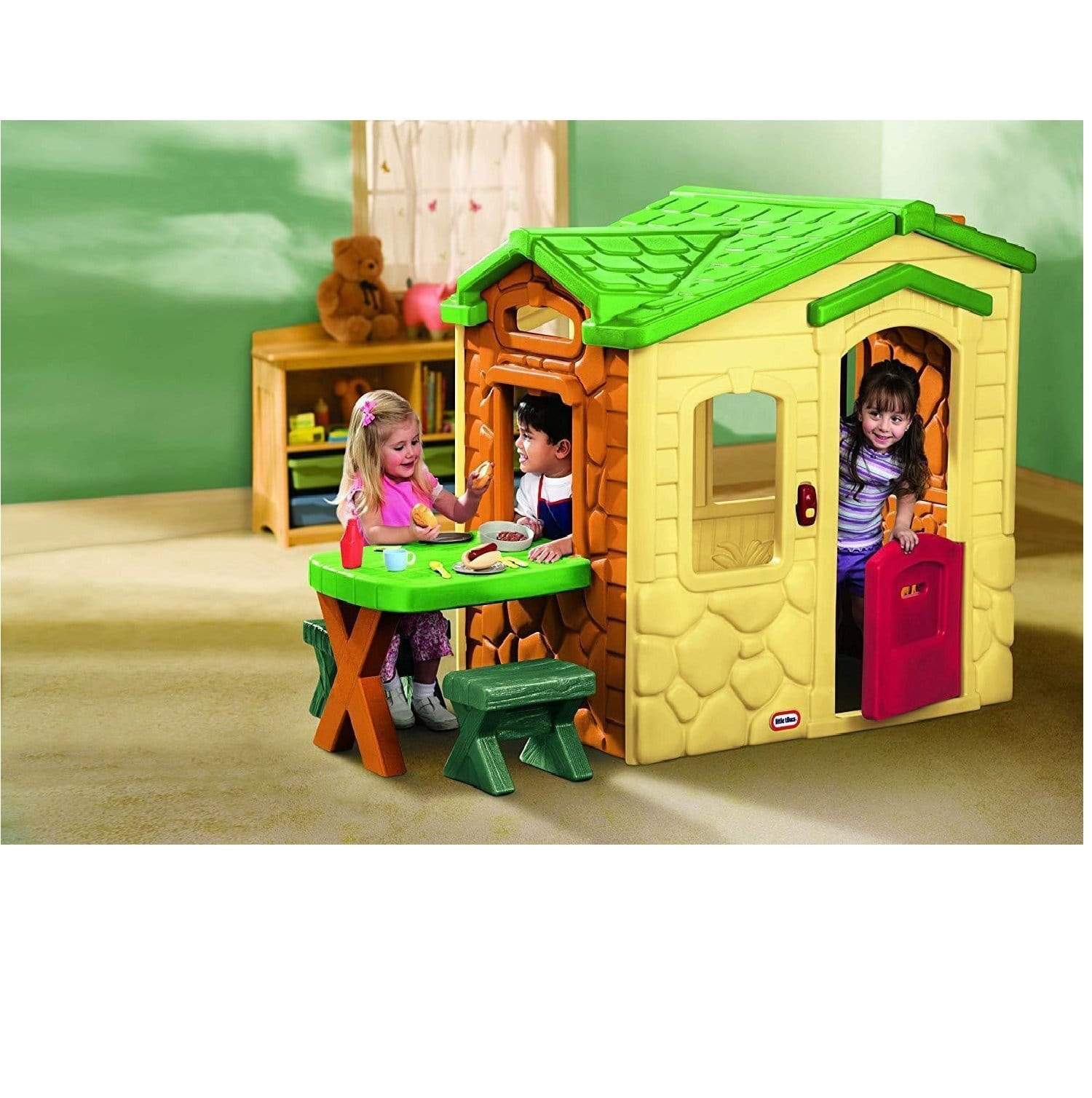 Little Tikes Picnic on the Patio Playhouse - Natural – Flitit