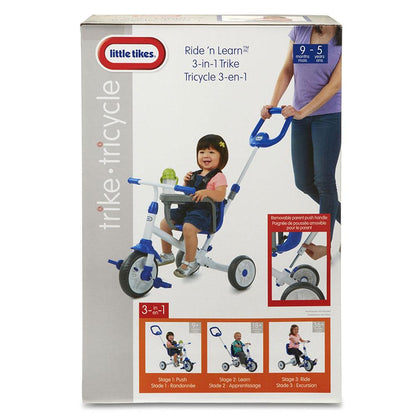 Little Tikes Outdoor Little Tikes-Ride 'N Learn 3-in-1 Trike Blue