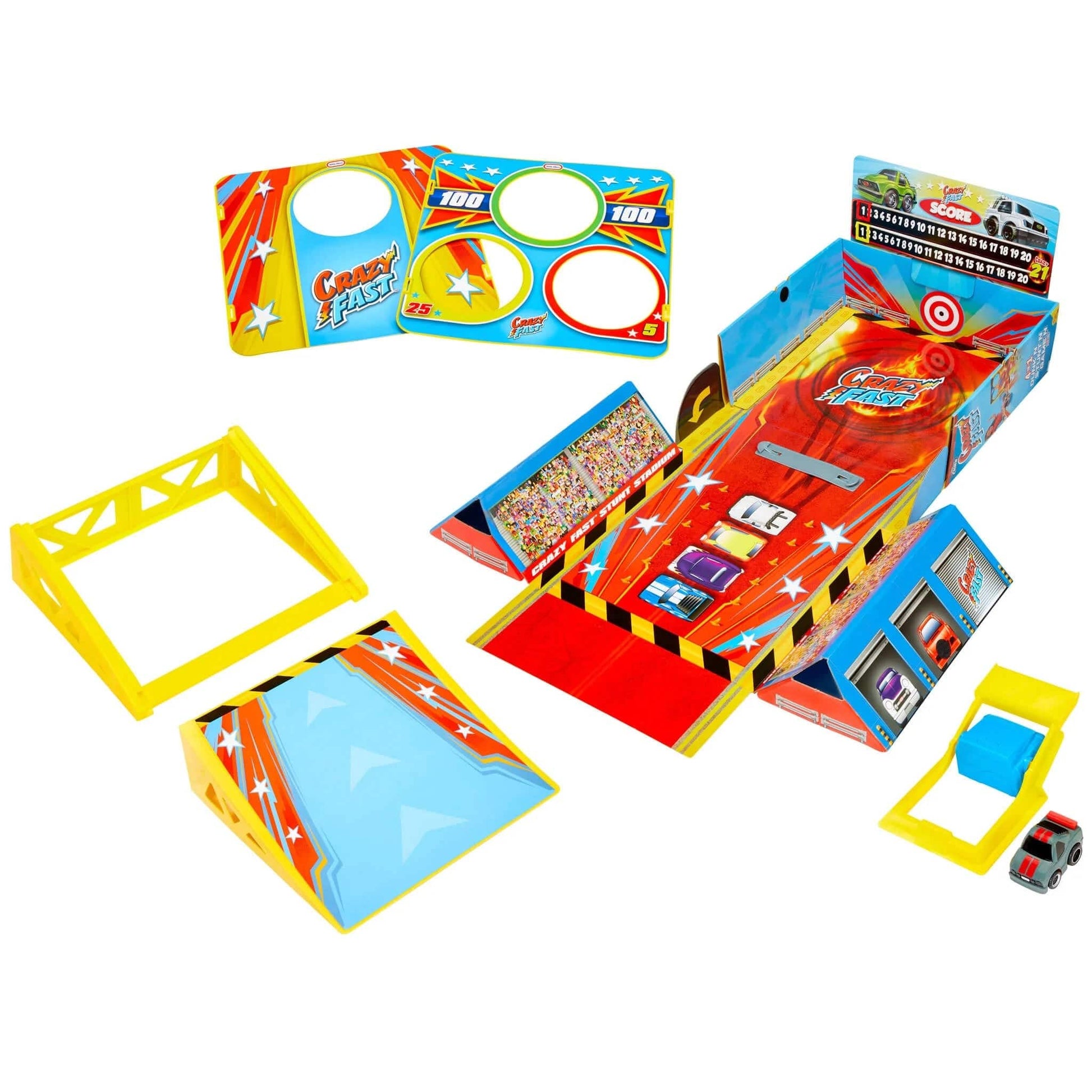 Little Tikes Toys Little Tikes Crazy Fast 4-In-1 Dunk’n, Stunt'n, Game'n Set
